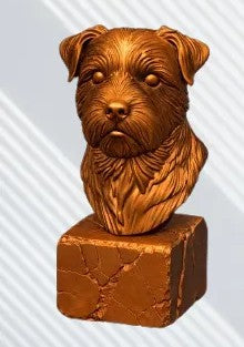 Border Terrier Bust