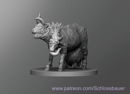 Dungeons & Dragons Brahmin Miniature