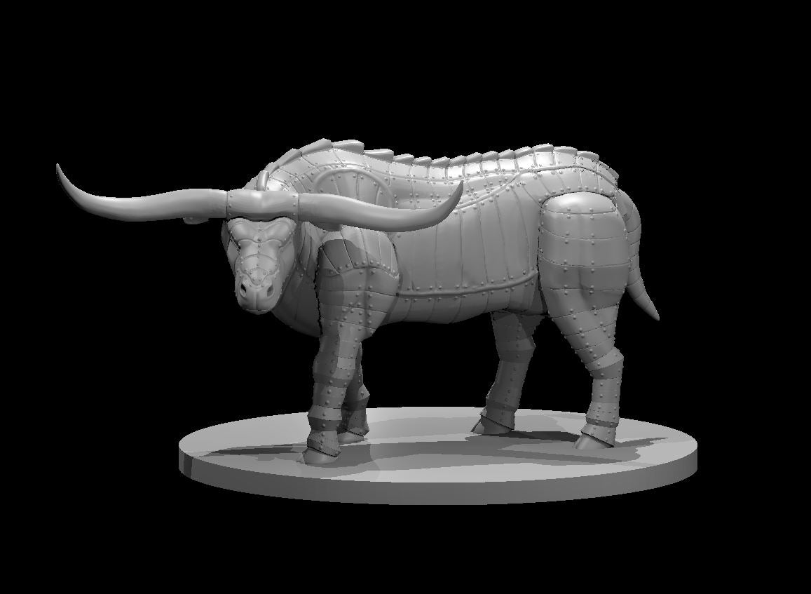 Dungeons & Dragons Bronze Ox Golem Miniature