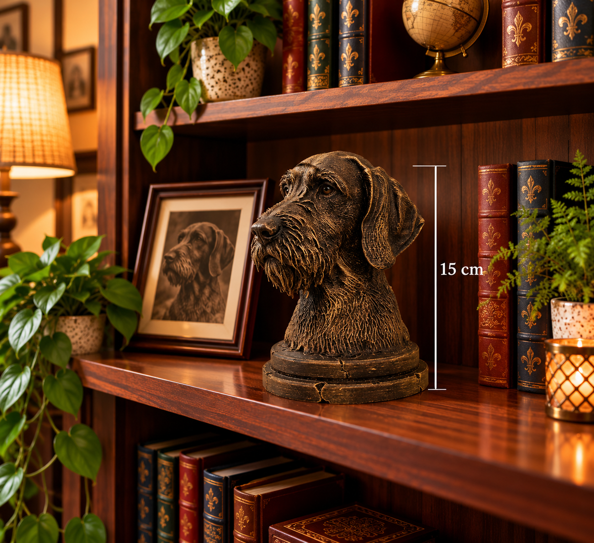 German Wirehaired Pointer Bust
