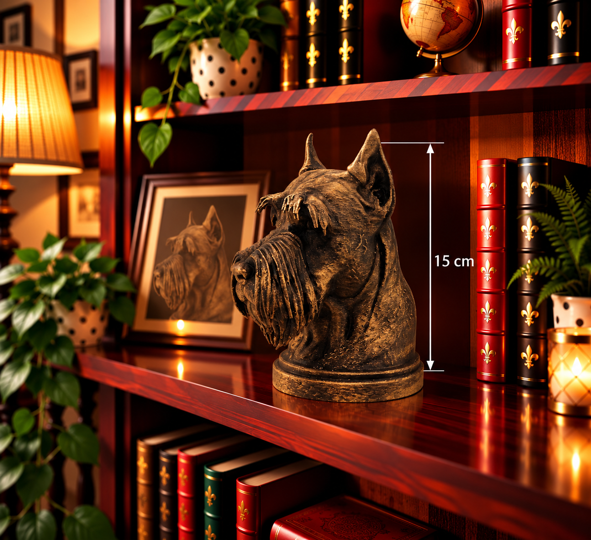 Giant Schnauzer Bust
