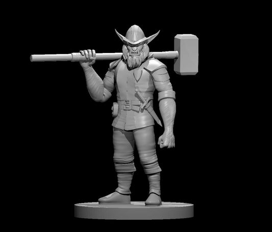 Dungeons & Dragons Bugbear City Watchman Miniature