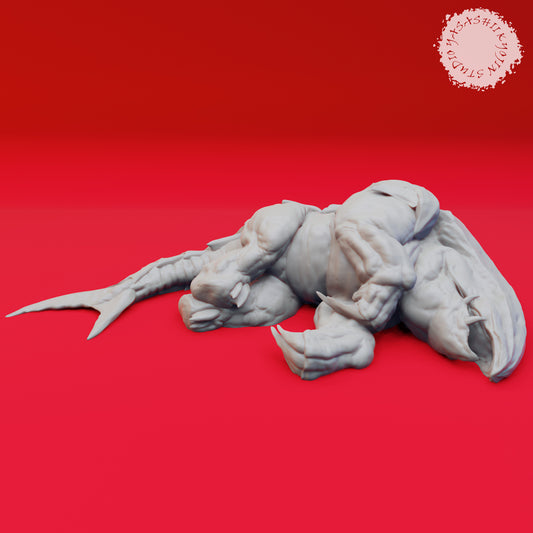 Dungeons & Dragons Bulette (dead) Miniature