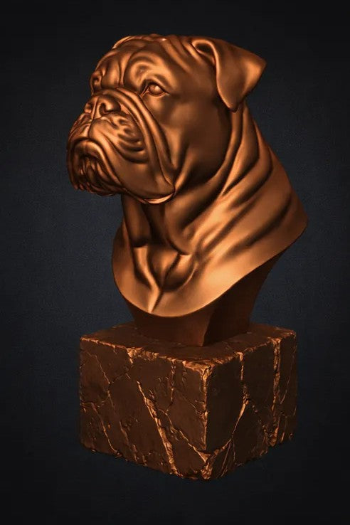 Bullmastiff Bust