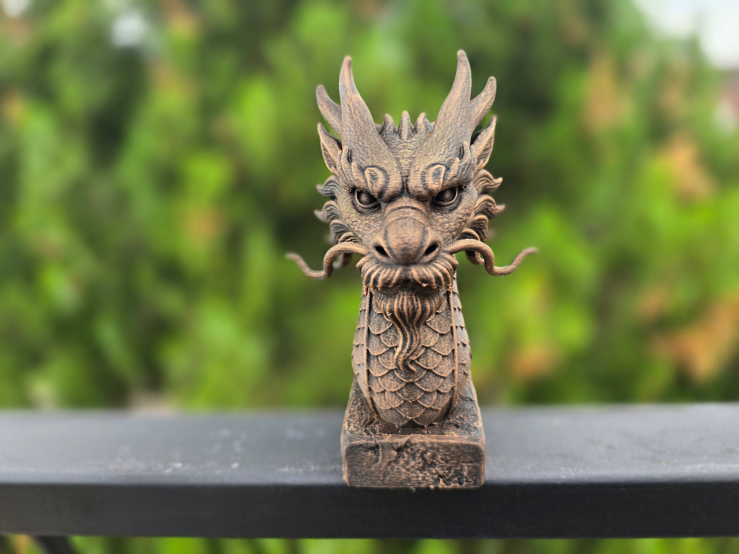 Chinese Dragon Bust
