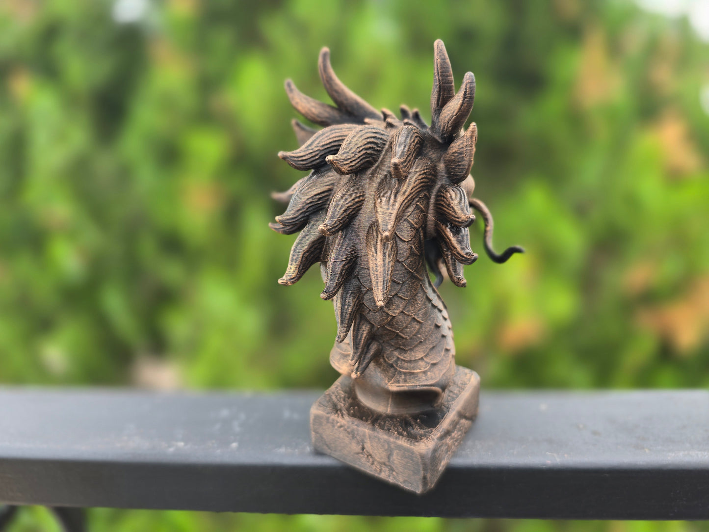 Chinese Dragon Bust