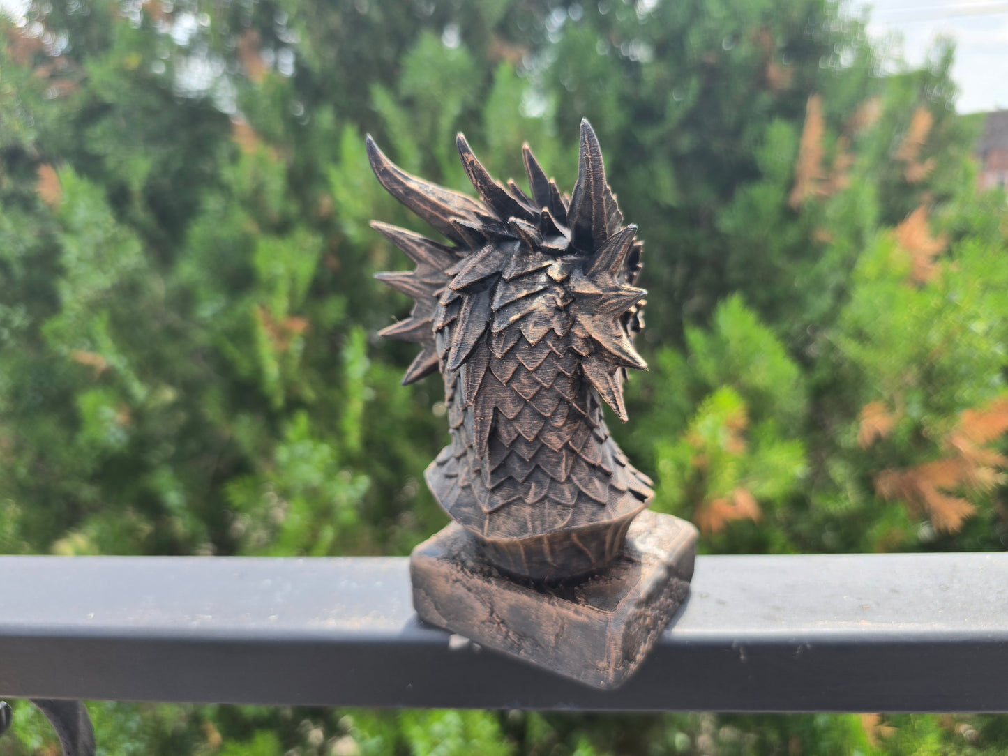 Crystal Dragon Bust