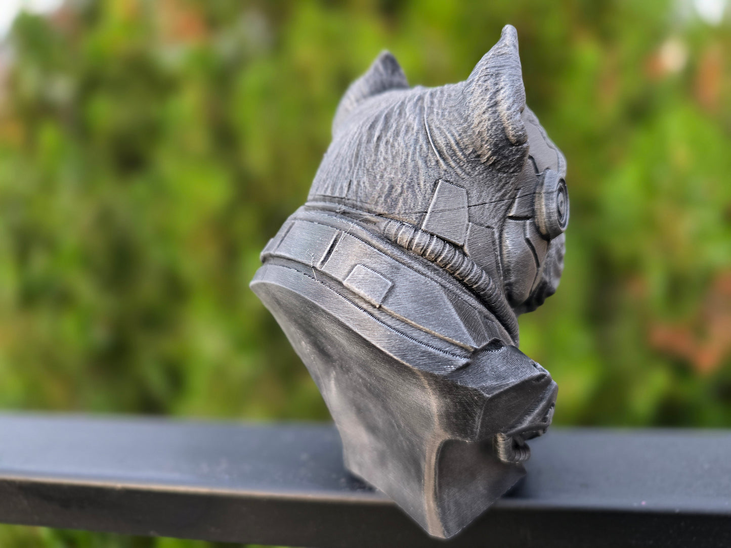 Cyberpunk American Bully Bust