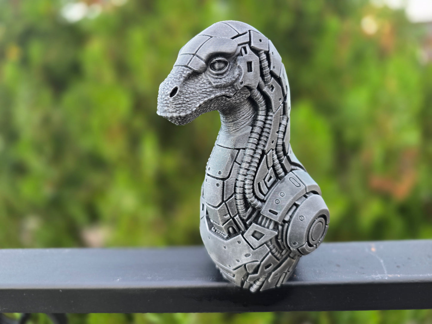 Cyberpunk Brontosaurus Bust