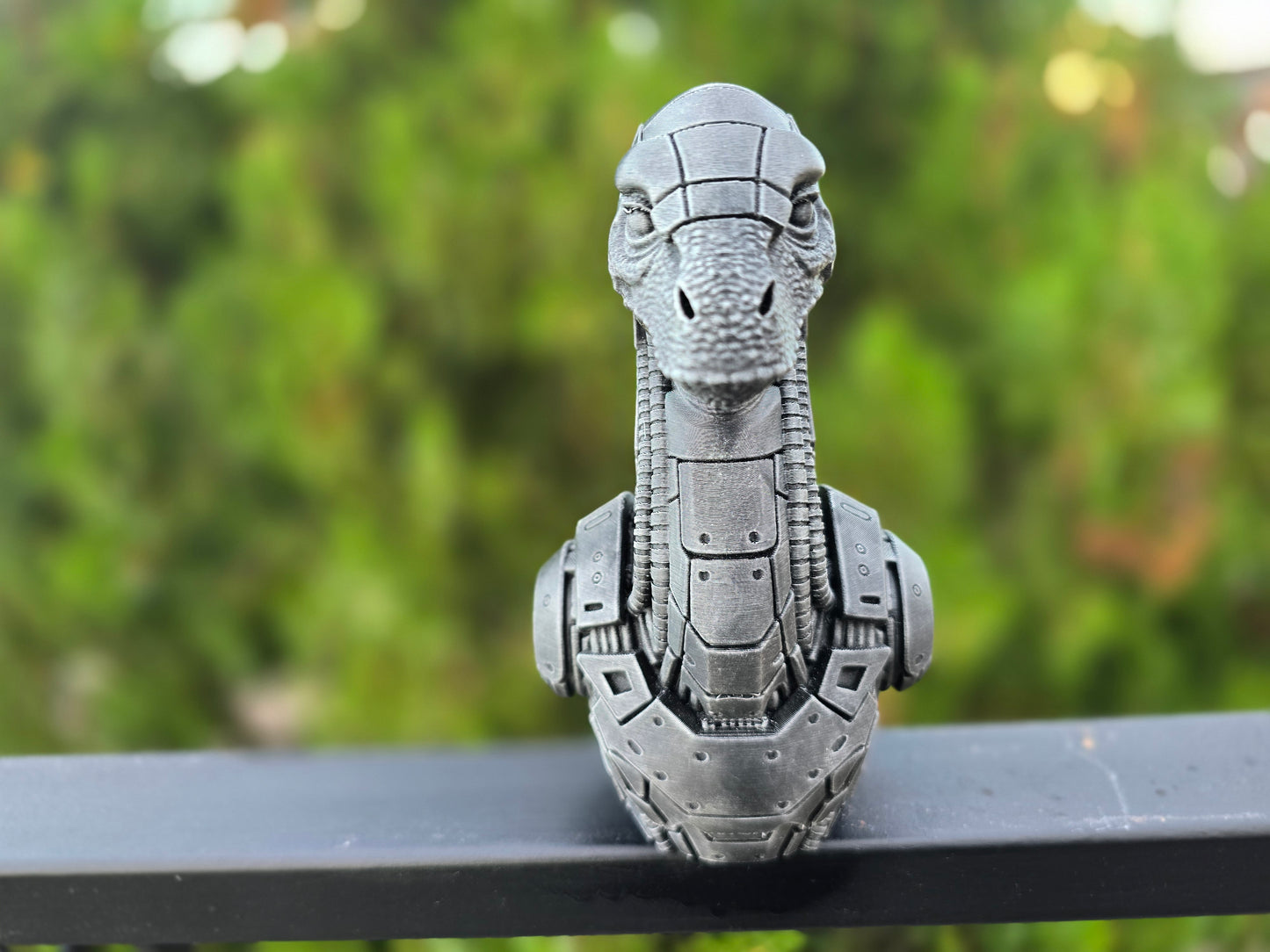 Cyberpunk Brontosaurus Bust