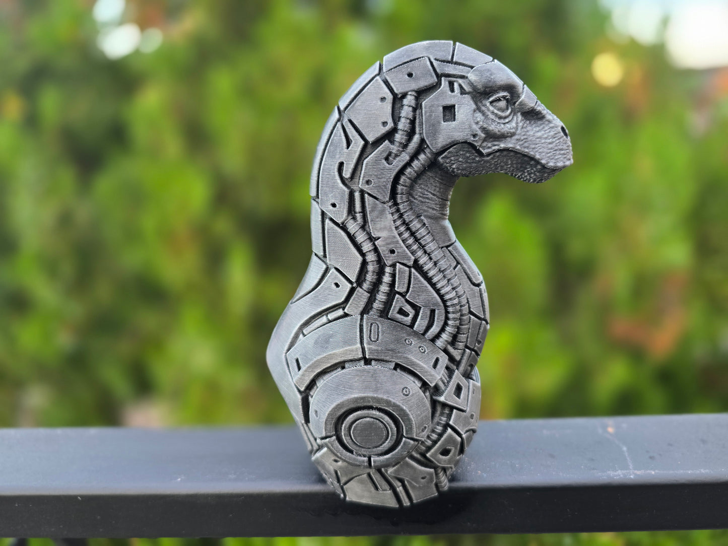 Cyberpunk Brontosaurus Bust