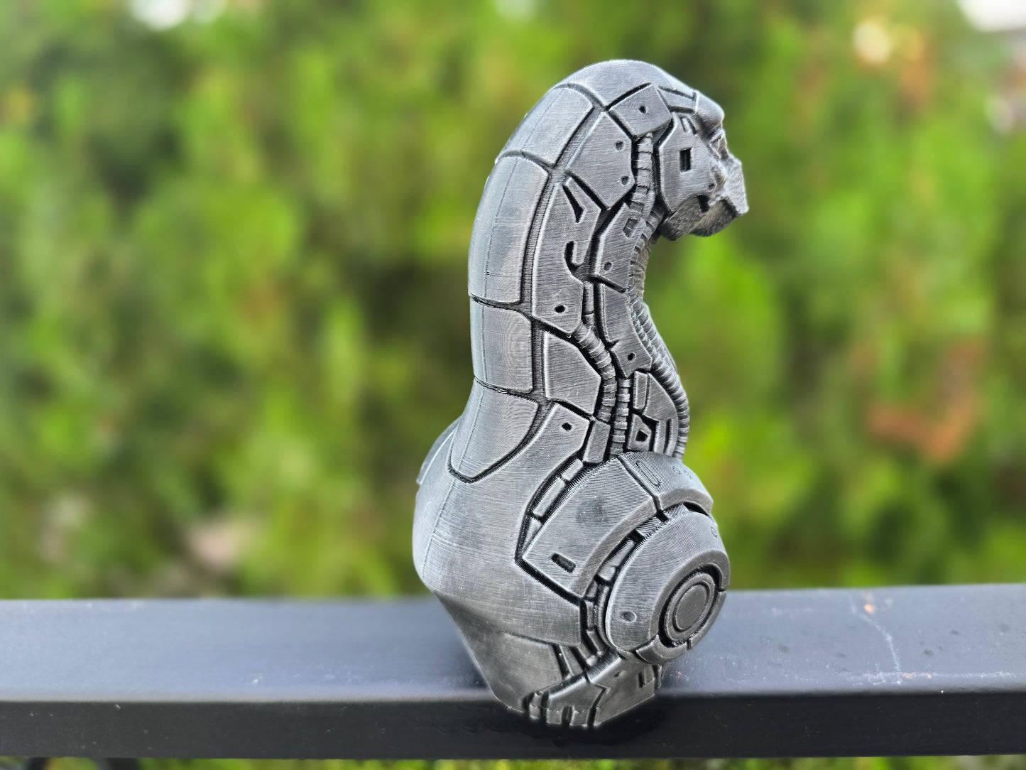 Cyberpunk Brontosaurus Bust