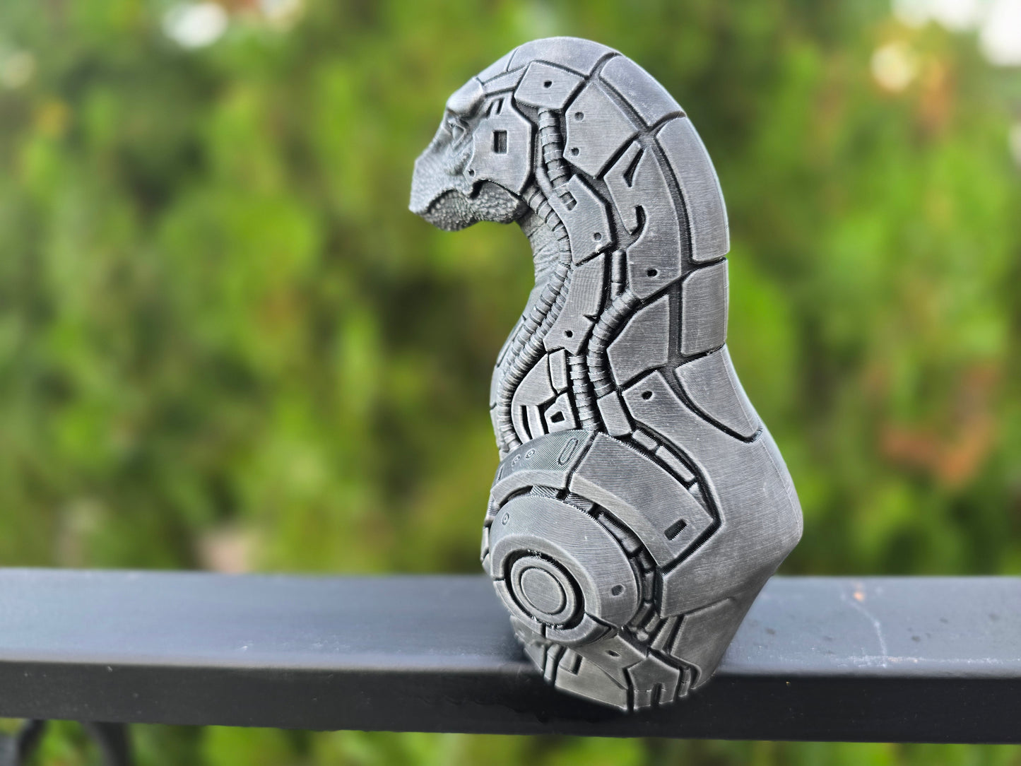 Cyberpunk Brontosaurus Bust