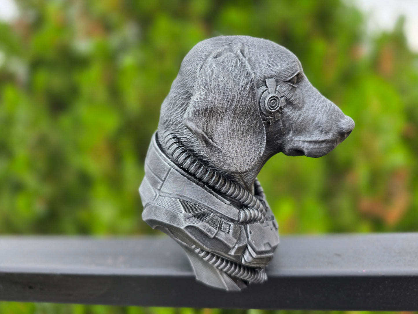 Cyberpunk Dachshund Bust