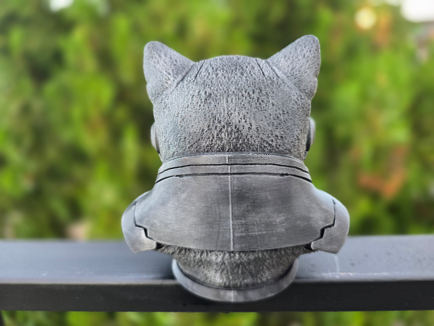 Cyberpunk Exotic Shorthair Cat Bust