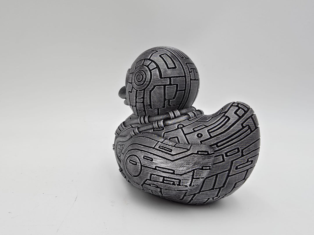 Cyberpunk Rubber Duck Bust