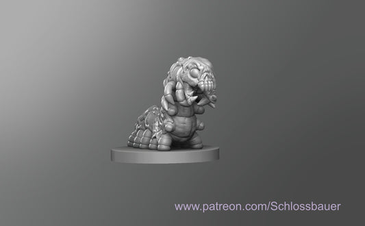 Dungeons & Dragons Cadaver Caterpillar Miniature