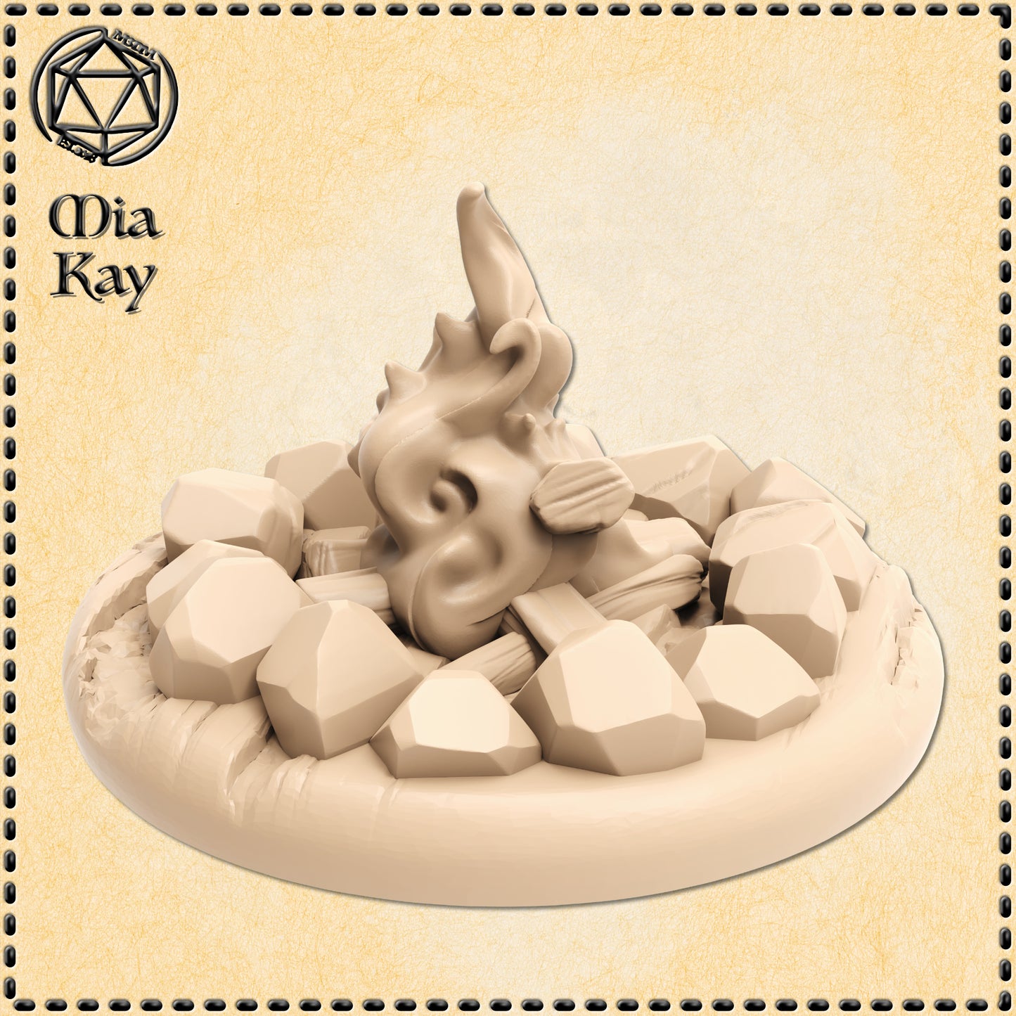 Dungeons & Dragons Campfire Miniature