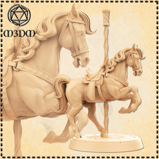Dungeons & Dragons Carousel Horse Miniature