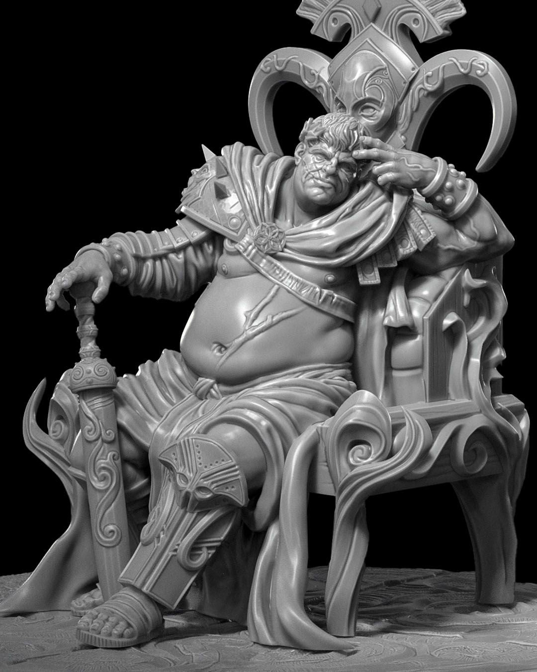 Dungeons & Dragons Cassius Sancti the Emperor Miniature