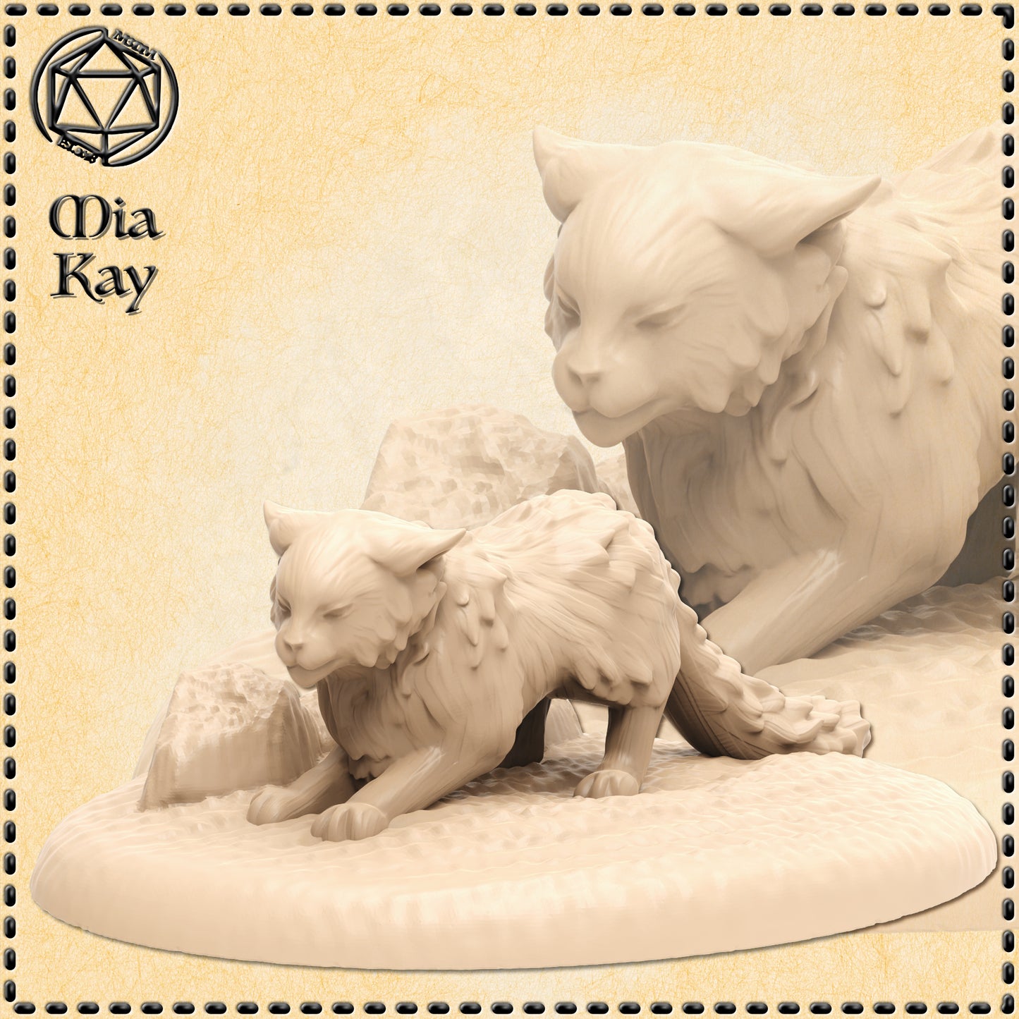 Dungeons & Dragons Cat Miniature