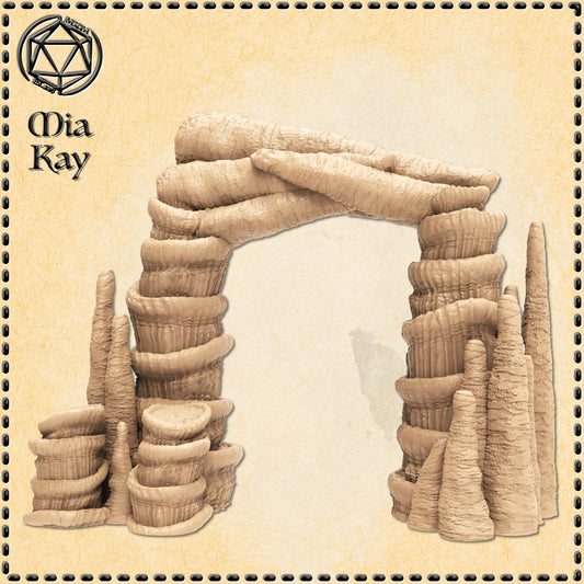 Dungeons & Dragons Cave Entrance Miniature