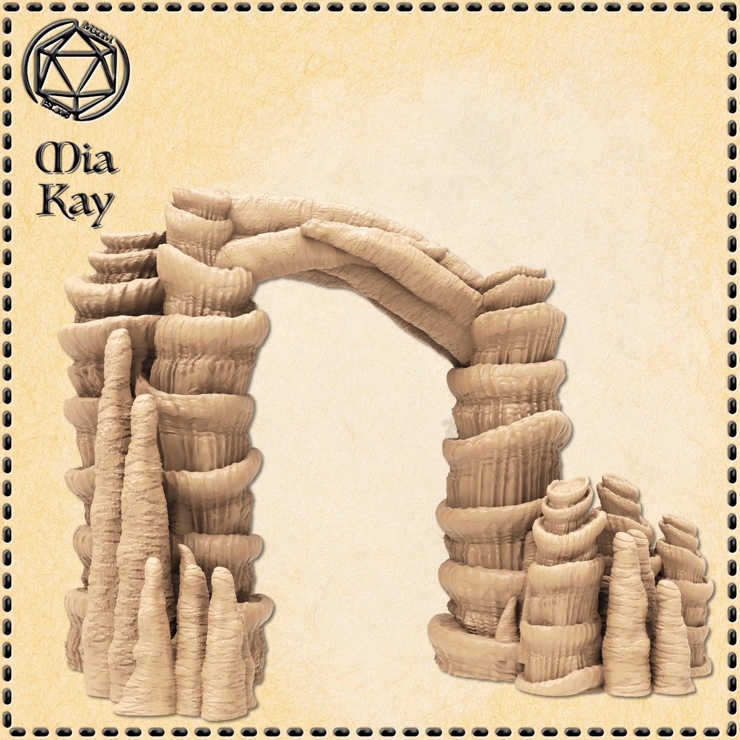 Dungeons & Dragons Cave Entrance Miniature