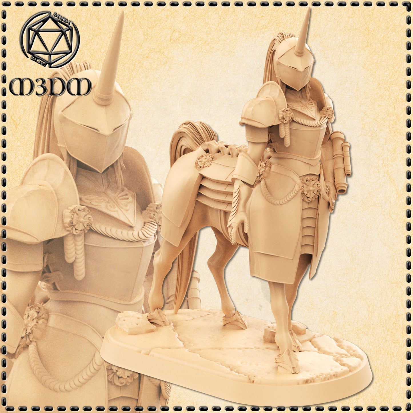 Dungeons & Dragons Centaur Knight Artificer Miniature