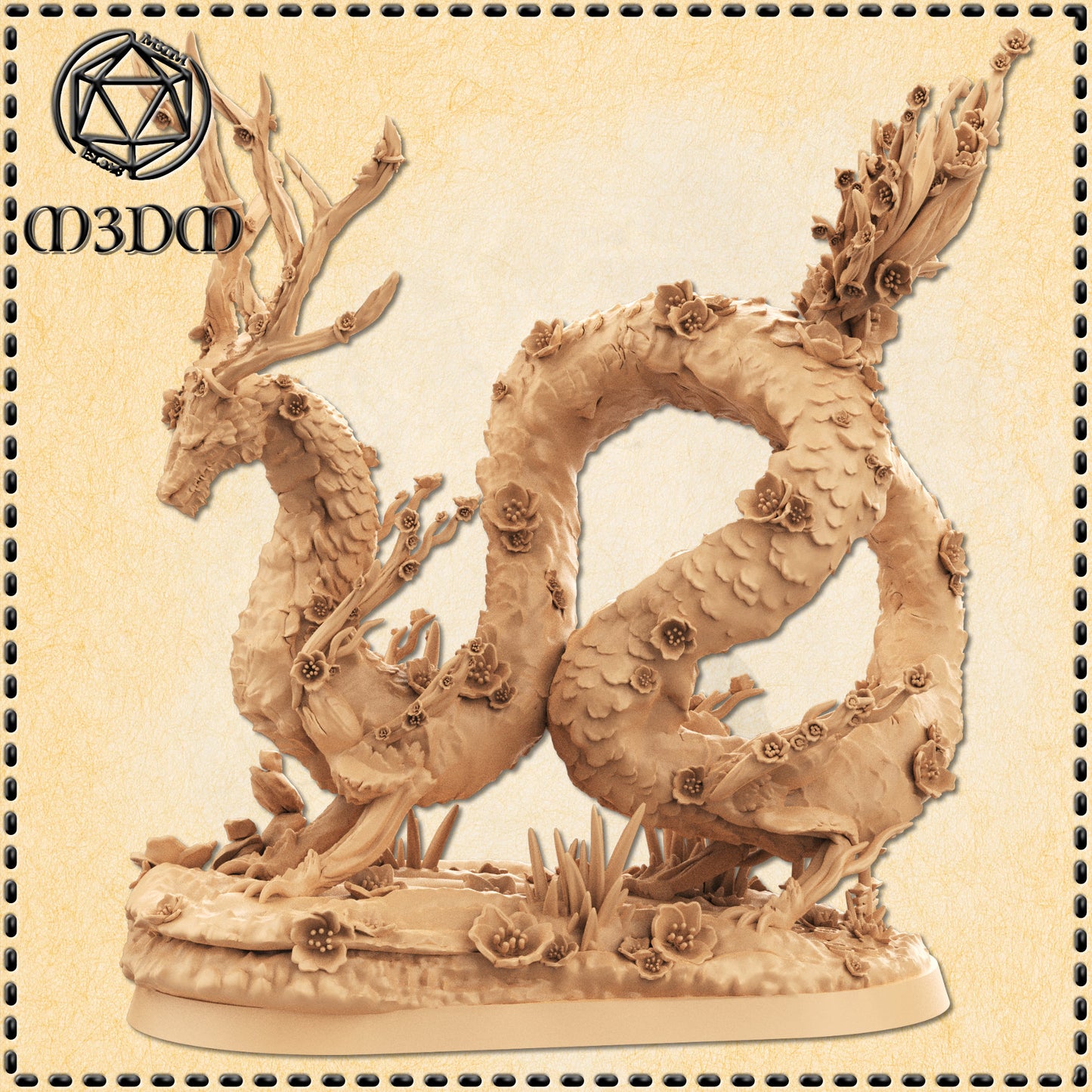 Dungeons & Dragons Cherry Blossom Dragon Miniature