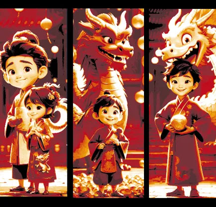 Children celebrate Year of the Dragon