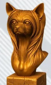 Chinese Crested Bust