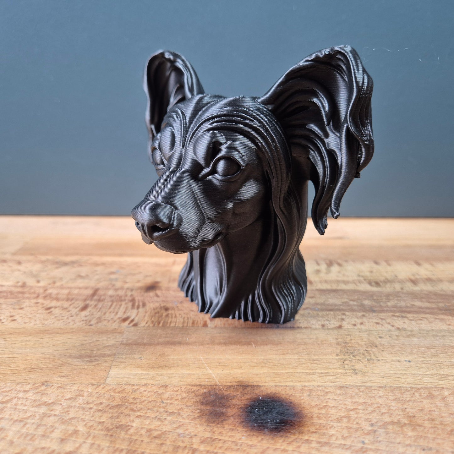 Chinese Crested Bust