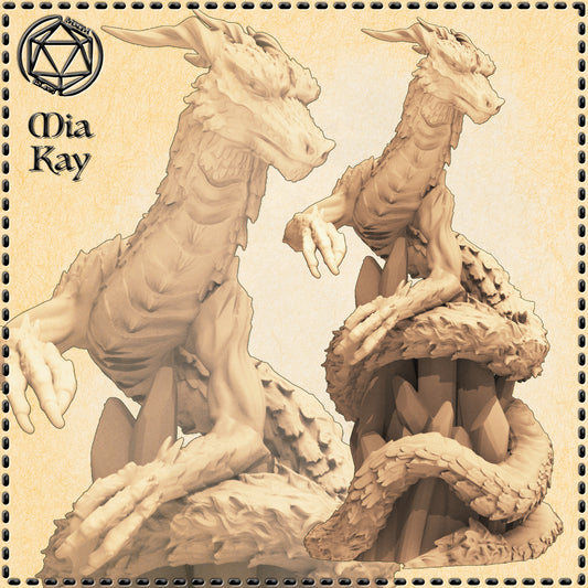 Dungeons & Dragons Chinese Dragon Miniature