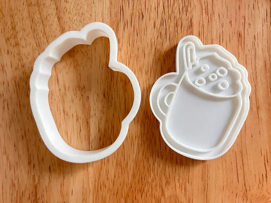 Christmas Hot Cocoa Cookie Cutter