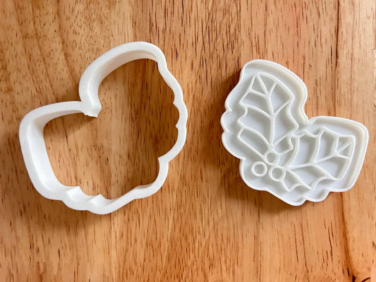 Christmas Mistletoe Cookie Cutter