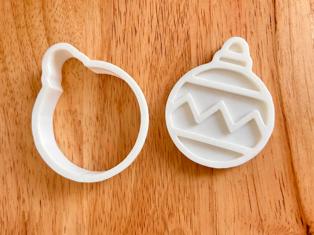 Christmas Ornament ZigZag Cookie Cutter