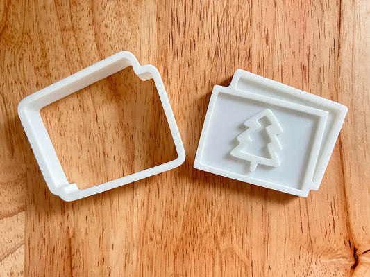 Christmas Postcard Tree Cookie Cutter