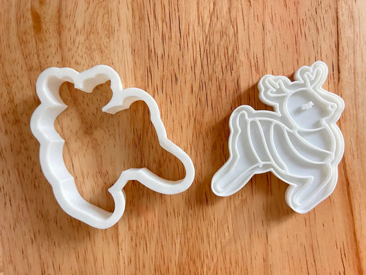 Christmas Reindeer Cookie Cutter