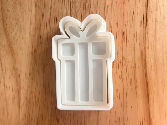 Christmas Tall Present Cookie Cutter