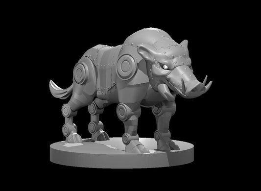 Dungeons & Dragons Clockwork Boar Miniature