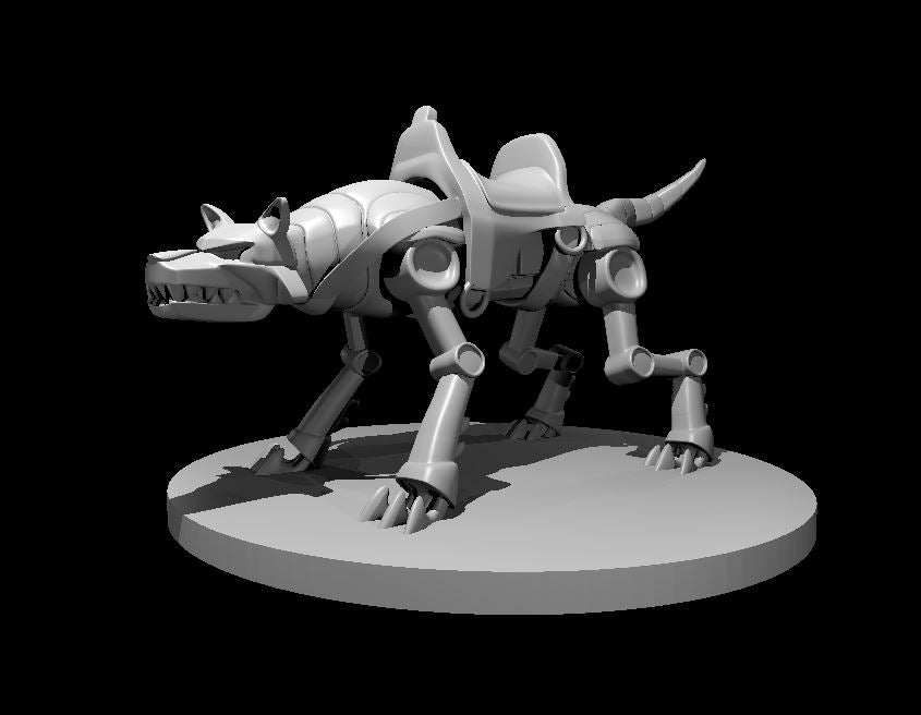 Dungeons & Dragons Clockwork Dire Wolf Miniature