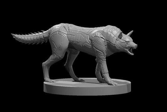 Dungeons & Dragons Clockwork Dire Wolf Miniature