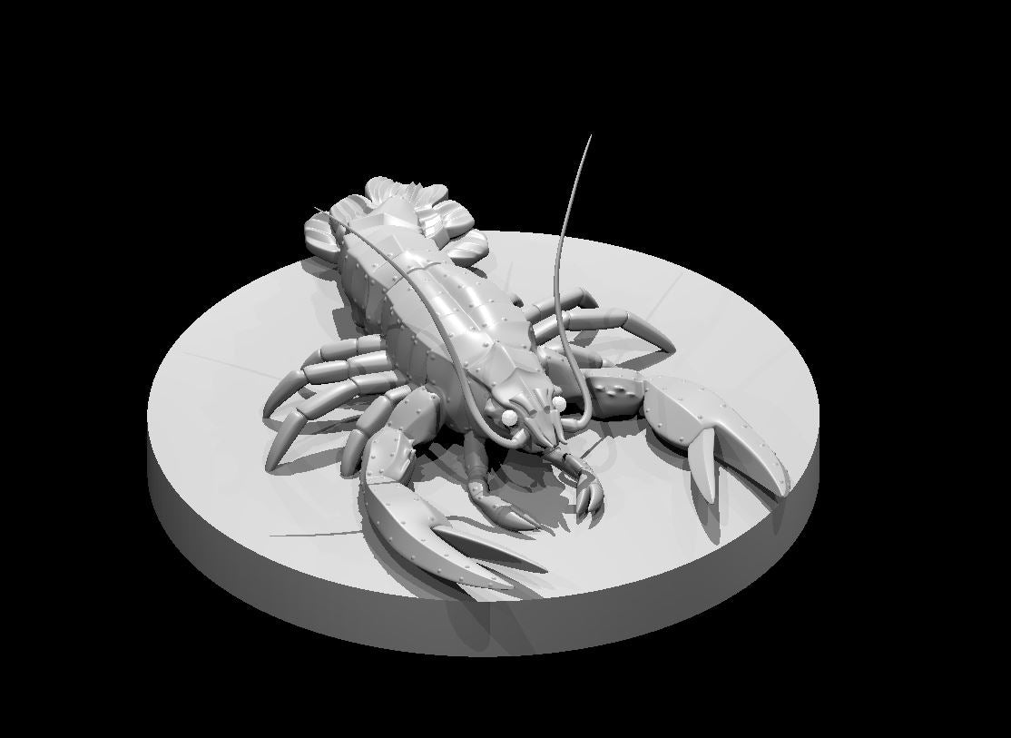 Dungeons & Dragons Clockwork Lobster Miniature