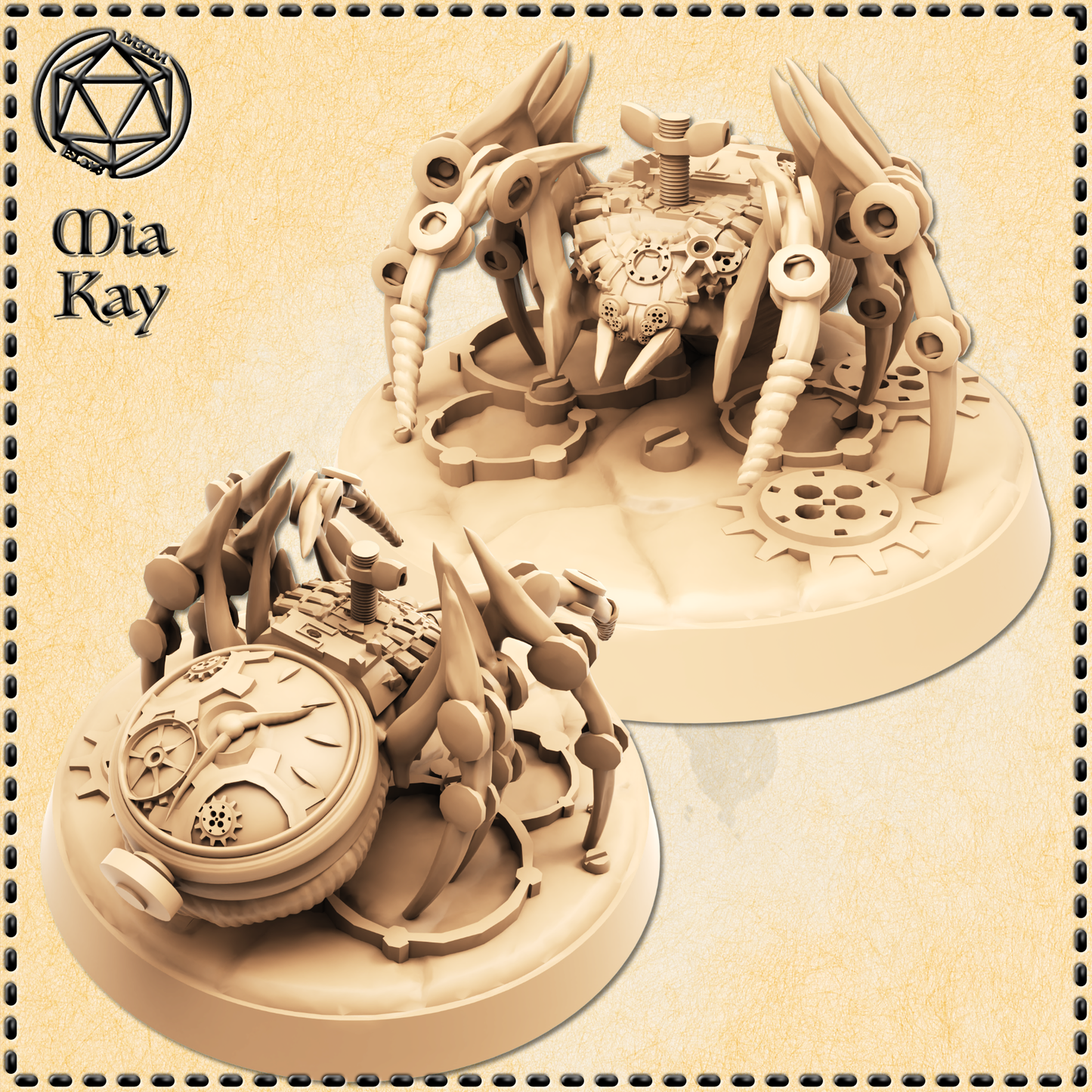Dungeons & Dragons Clockwork Spider Miniature
