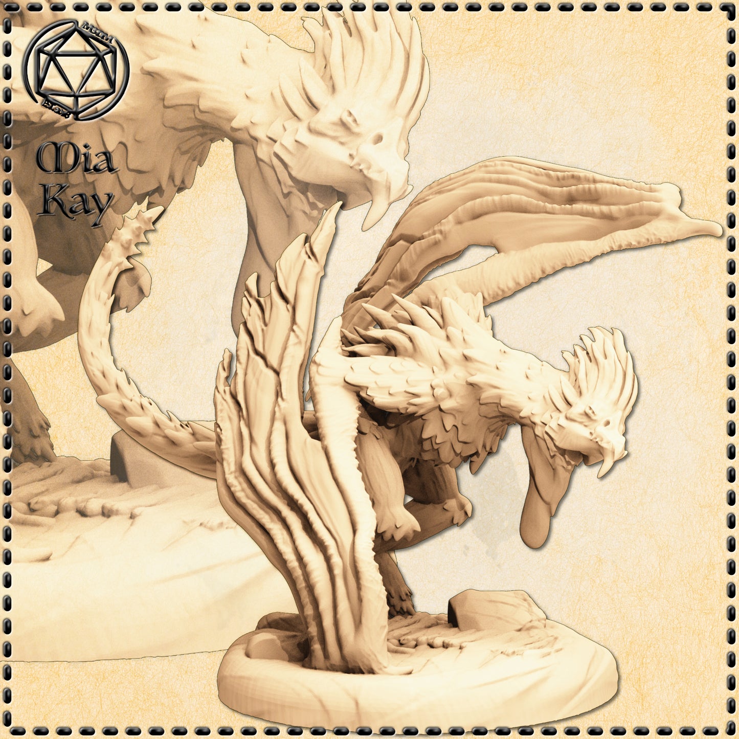 Dungeons & Dragons Cockatrice Miniature