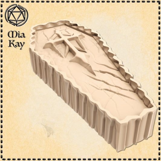 Dungeons & Dragons Coffin Miniature