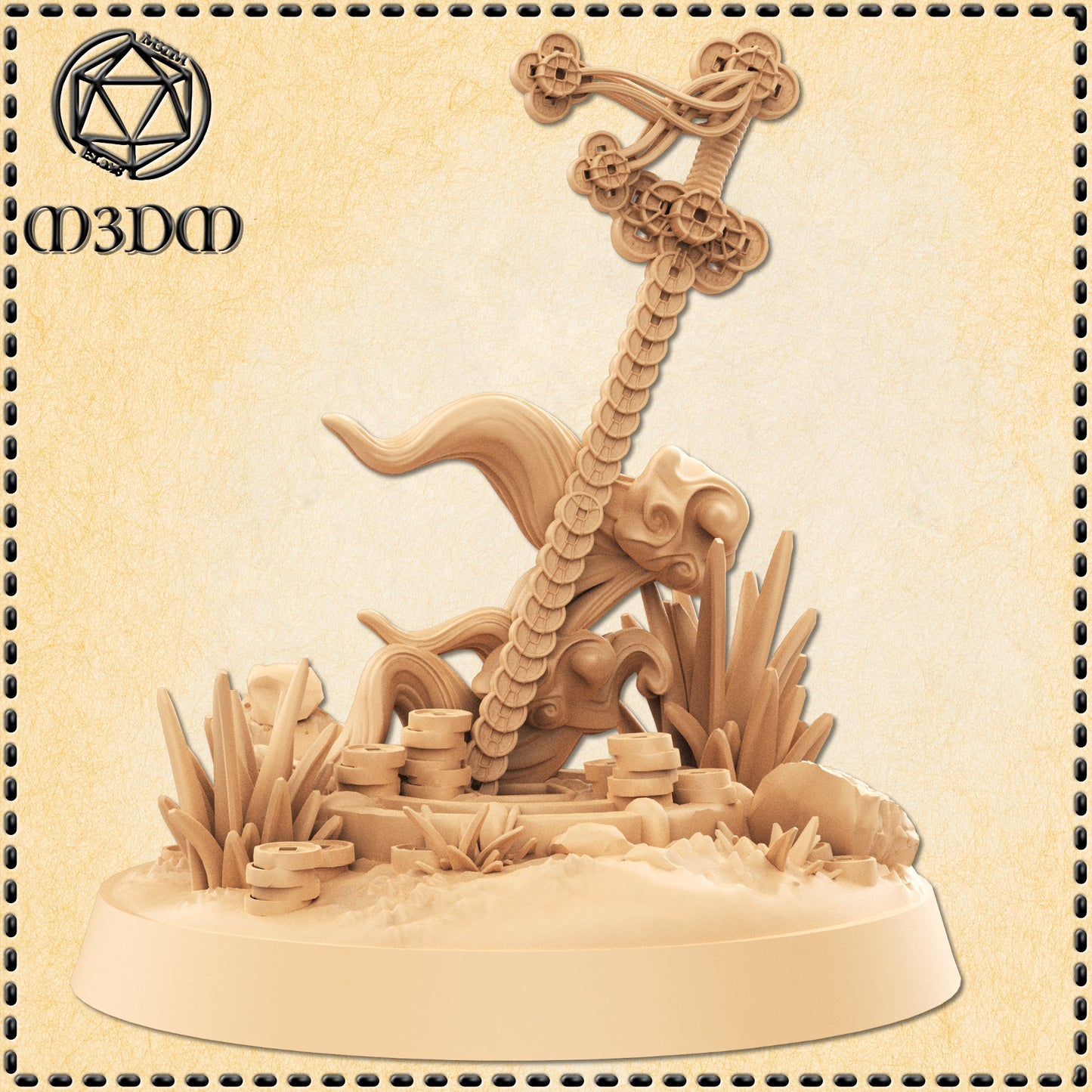 Dungeons & Dragons Coin Sword Miniature