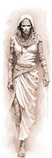 Concept Art of the Mummy - Classic Horror Monster Husband and Wife