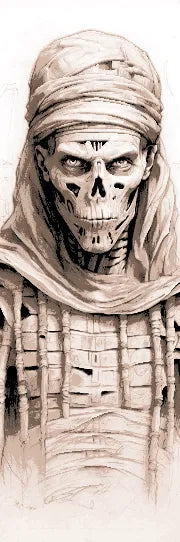 Concept Art of the Mummy - Classic Horror Monster Husband and Wife