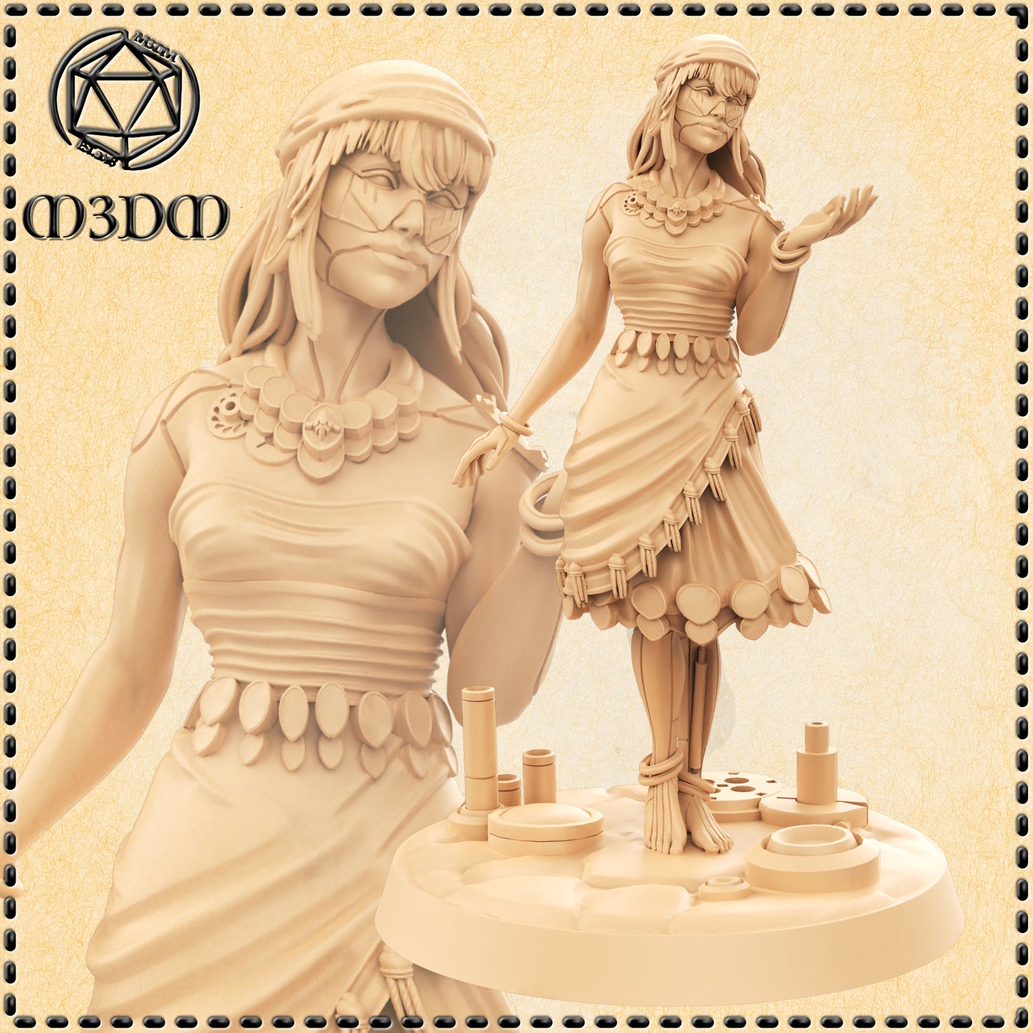 Dungeons & Dragons Construct Fortune Teller Miniature